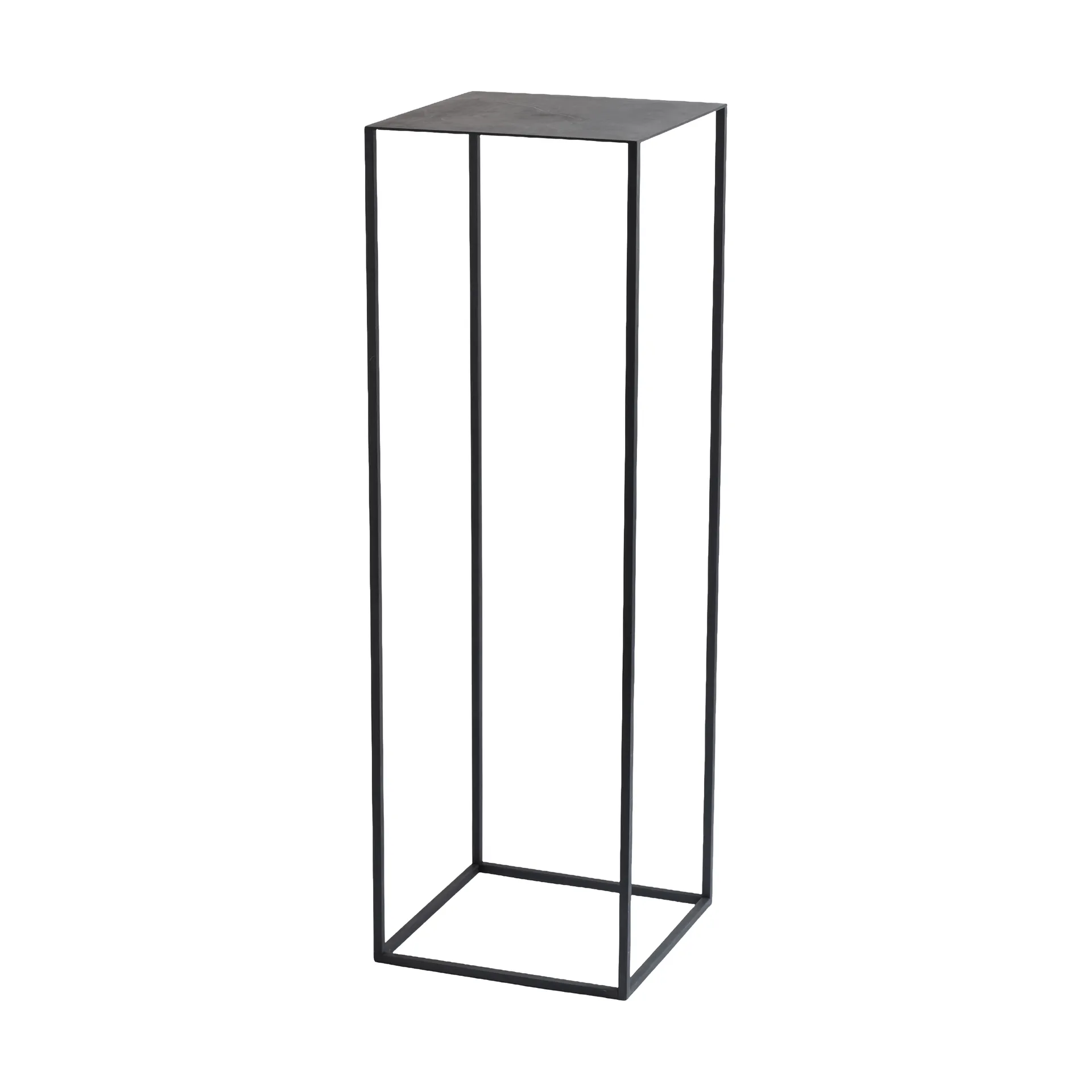 Pedestal Cubic, Negro, 29x29x90 cm Mette Ditmer