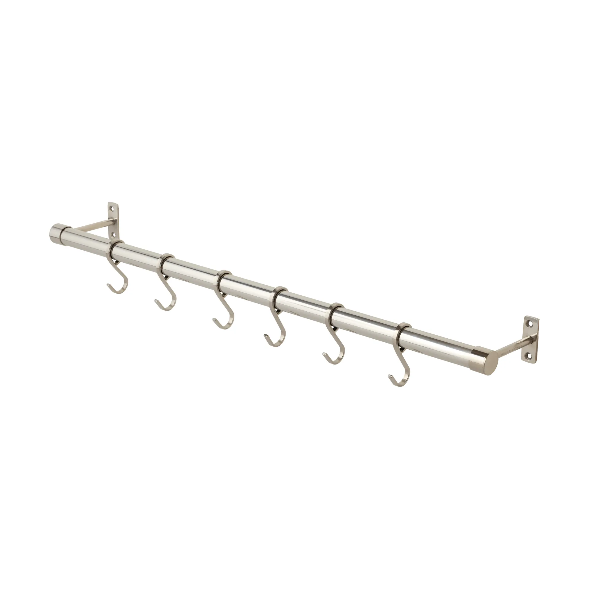 Perchero de pared Hang-it, Plateado, 11x70x5,5 cm Mette Ditmer