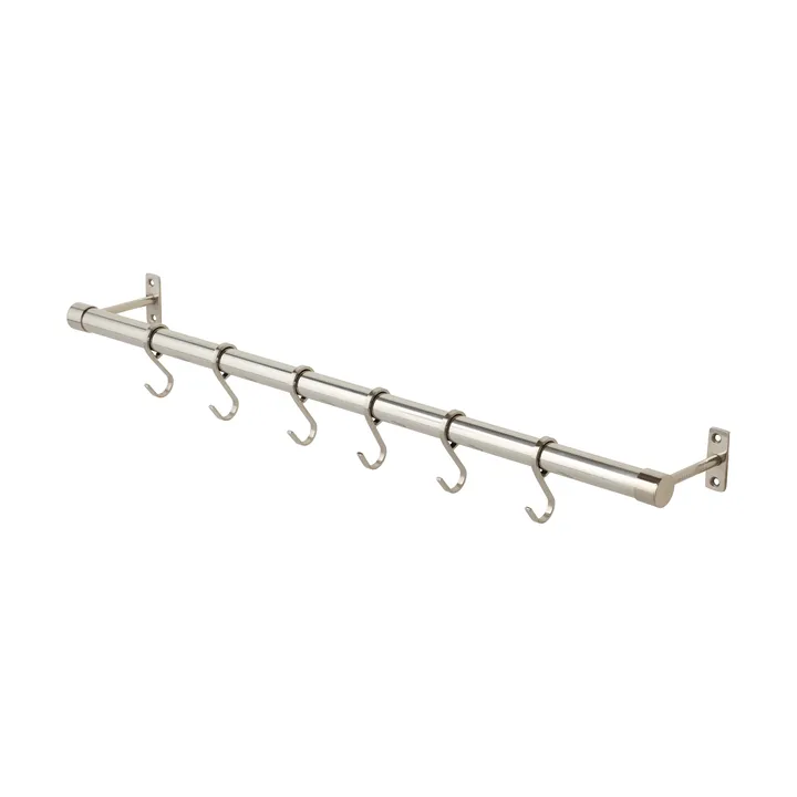 Perchero de pared Hang-it - Plateado, 11x70x5,5 cm - Mette Ditmer