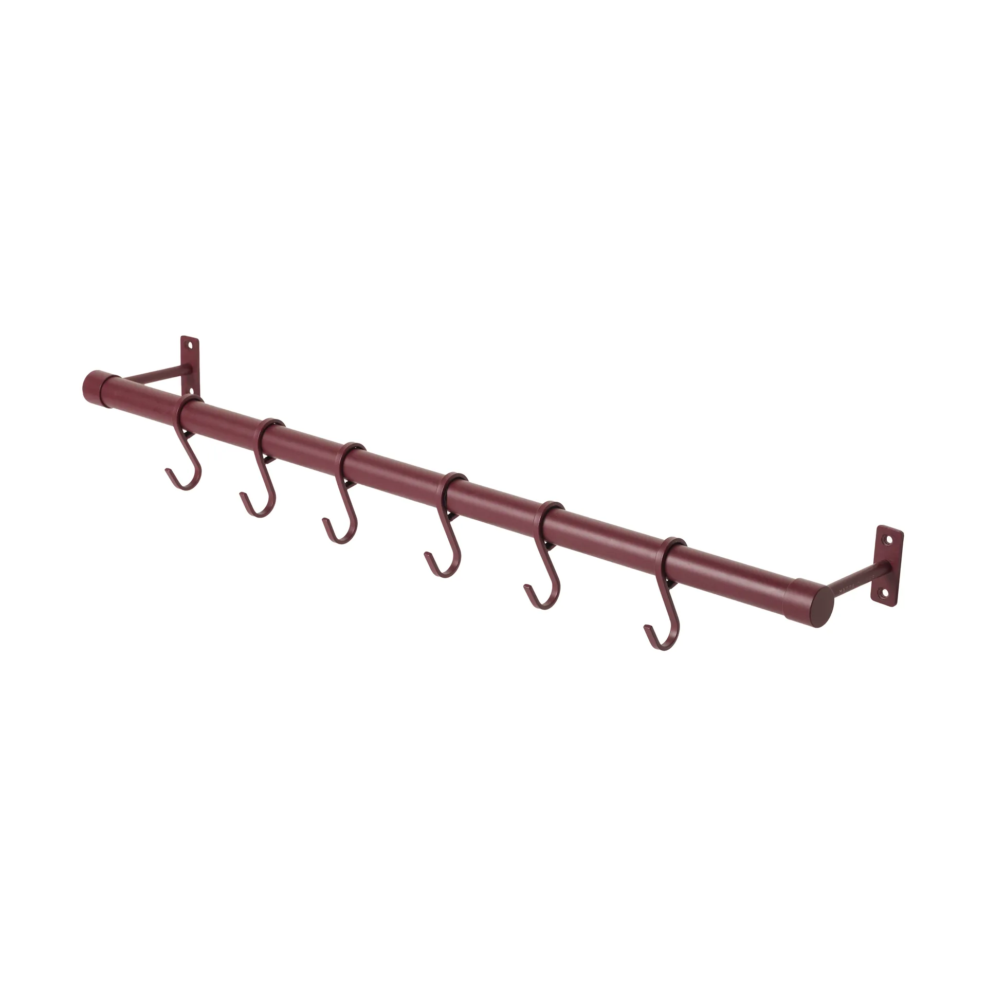 Perchero de pared Hang-it, Rojo, 11x70x5,5 cm Mette Ditmer
