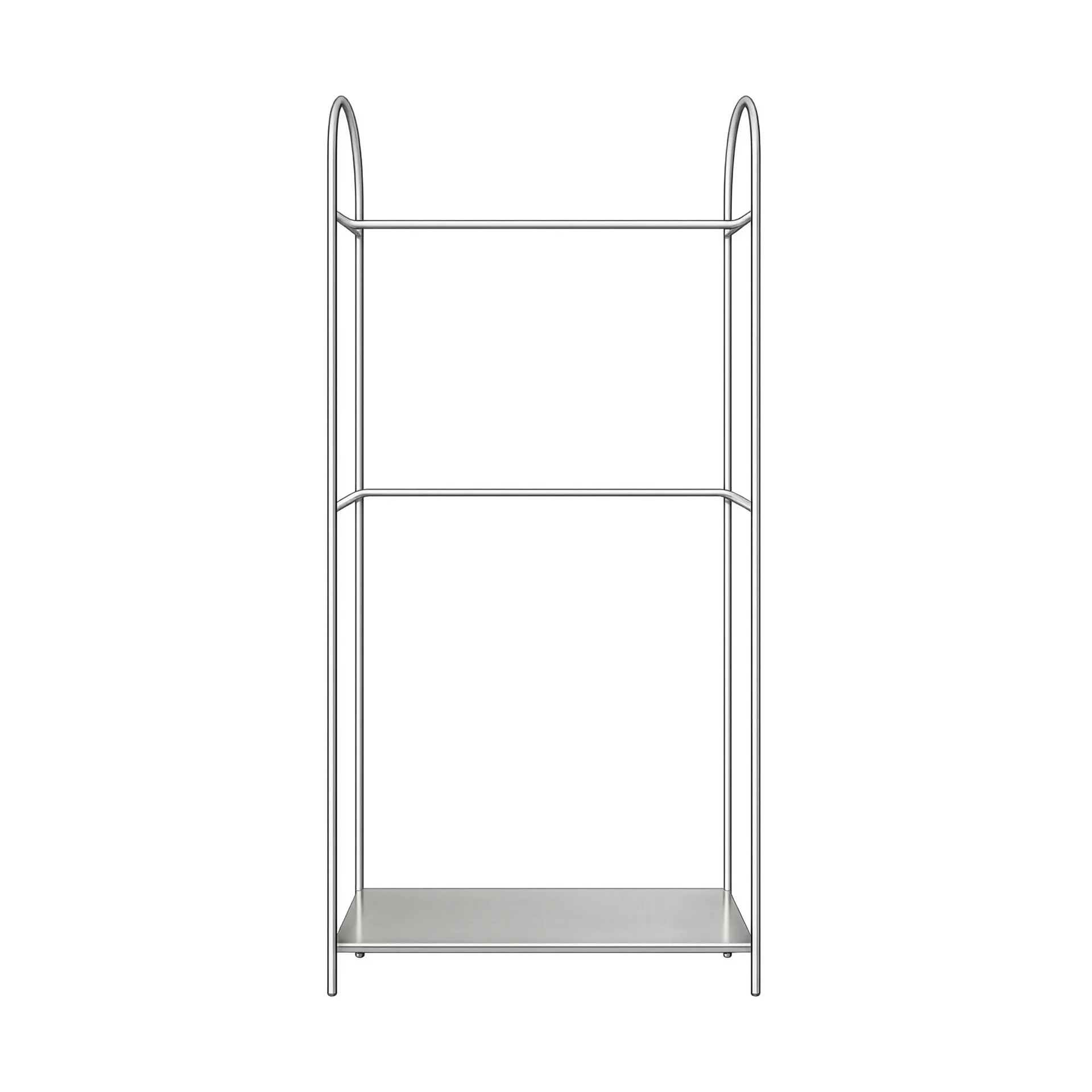 Perchero de pie Arch, Plateado, 39x92x186 cm Mette Ditmer
