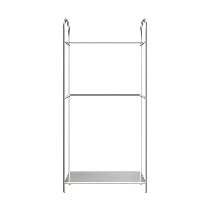 Perchero de pie Arch - Plateado, 39x92x186 cm - Mette Ditmer
