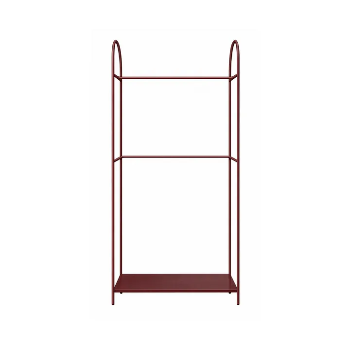 Perchero de pie Arch - Rojo, 39x92x186 cm - Mette Ditmer