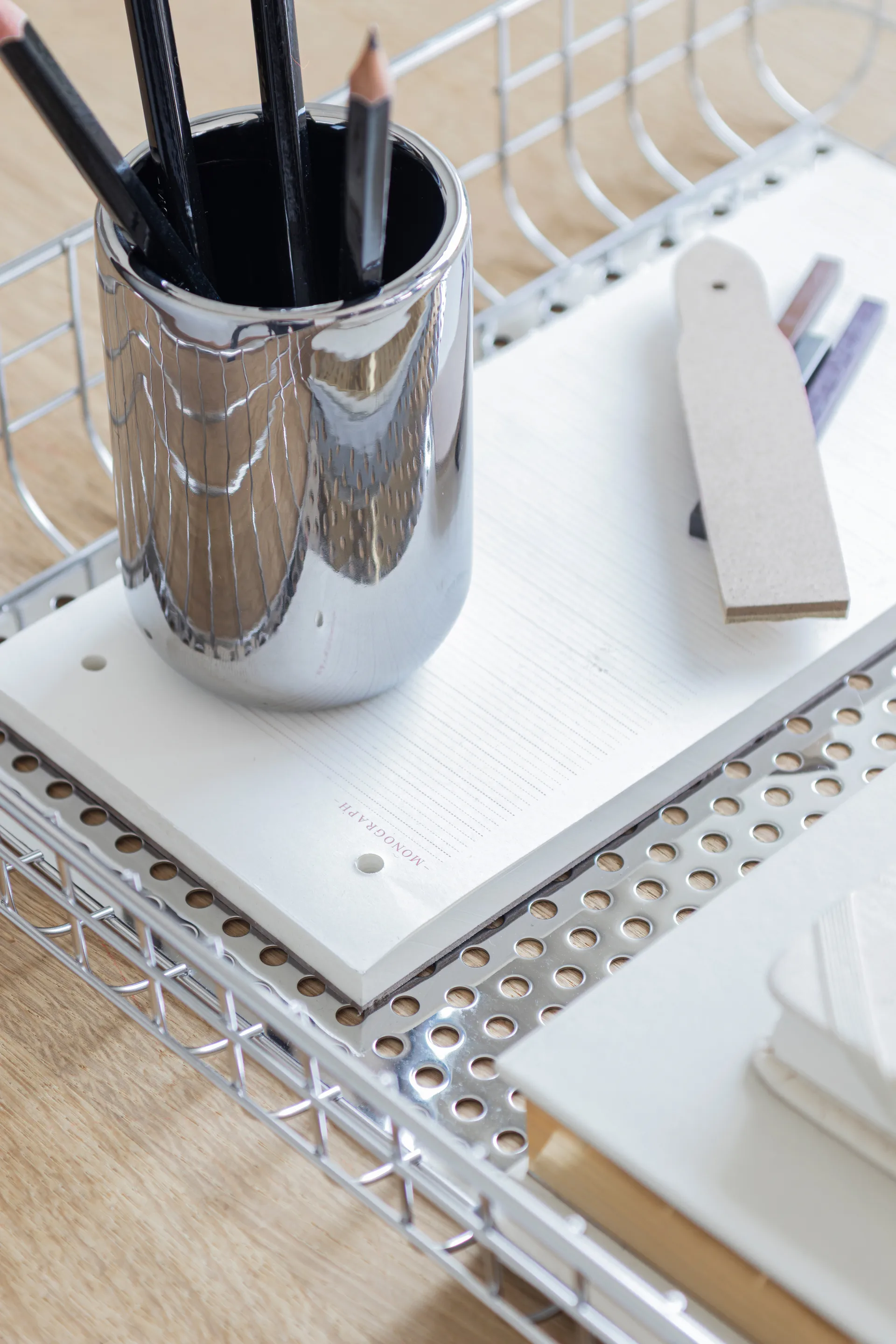 Portacepillos de dientes Lotus, Chrome Mette Ditmer