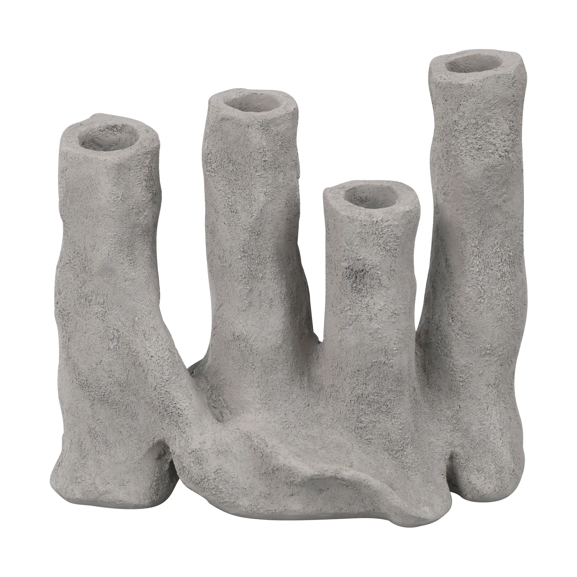 Portavelas Art piece four, Light grey Mette Ditmer