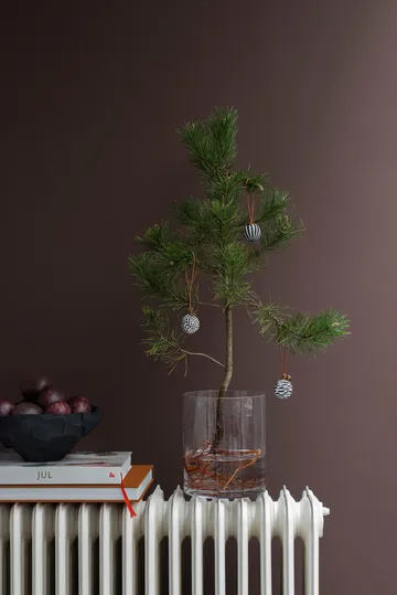Set de 3 bolas para árbol de navidad Globe - Black - Mette Ditmer
