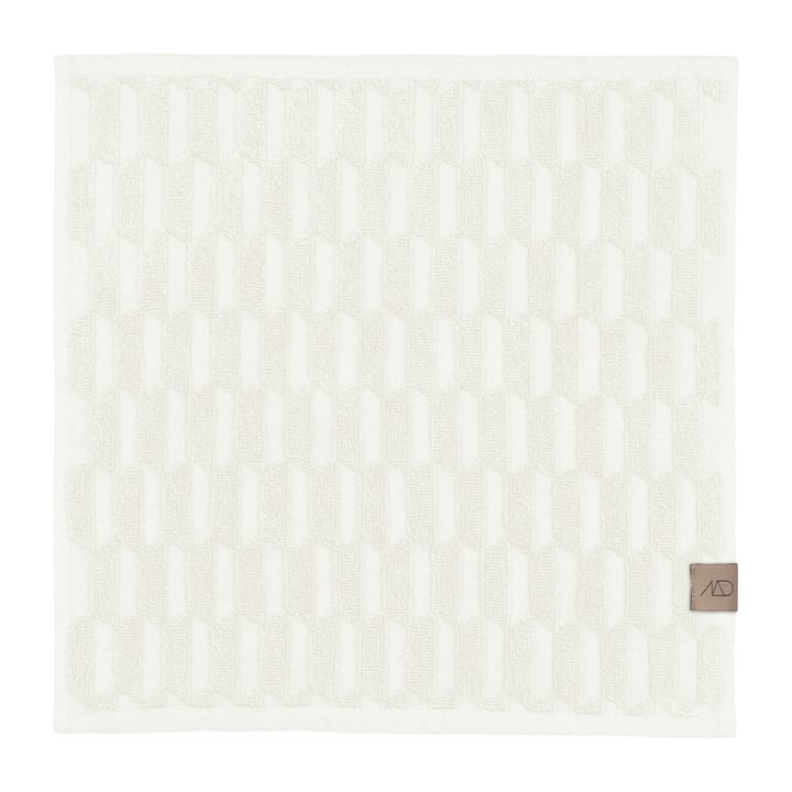Set de 3 toallas Geo 30x30 cm - Off white - Mette Ditmer