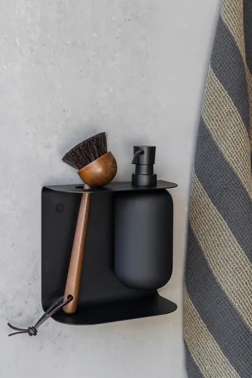 Soporte doble de pared Carry - Negro - Mette Ditmer