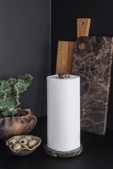 Soporte para papel de cocina Marble - Brown - Mette Ditmer