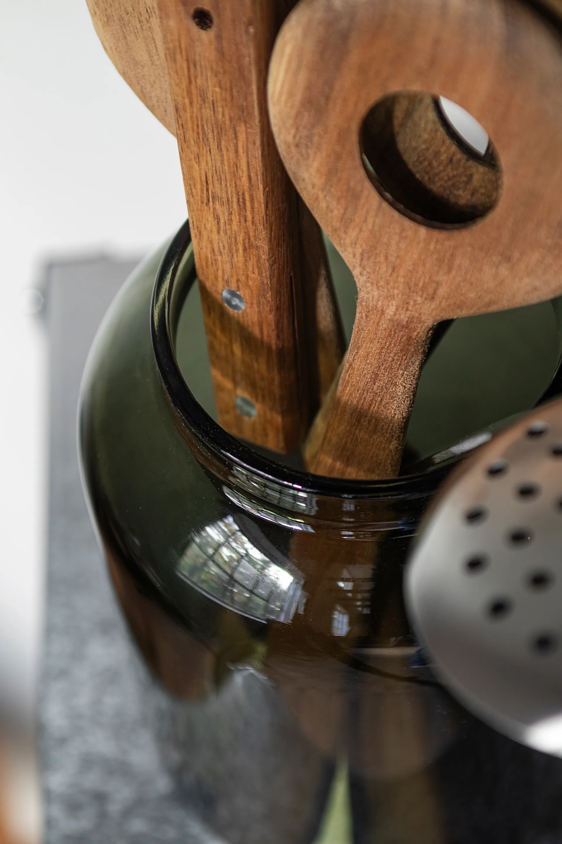 Tarro con tapa large Luna 20 cm, Dark forest Mette Ditmer