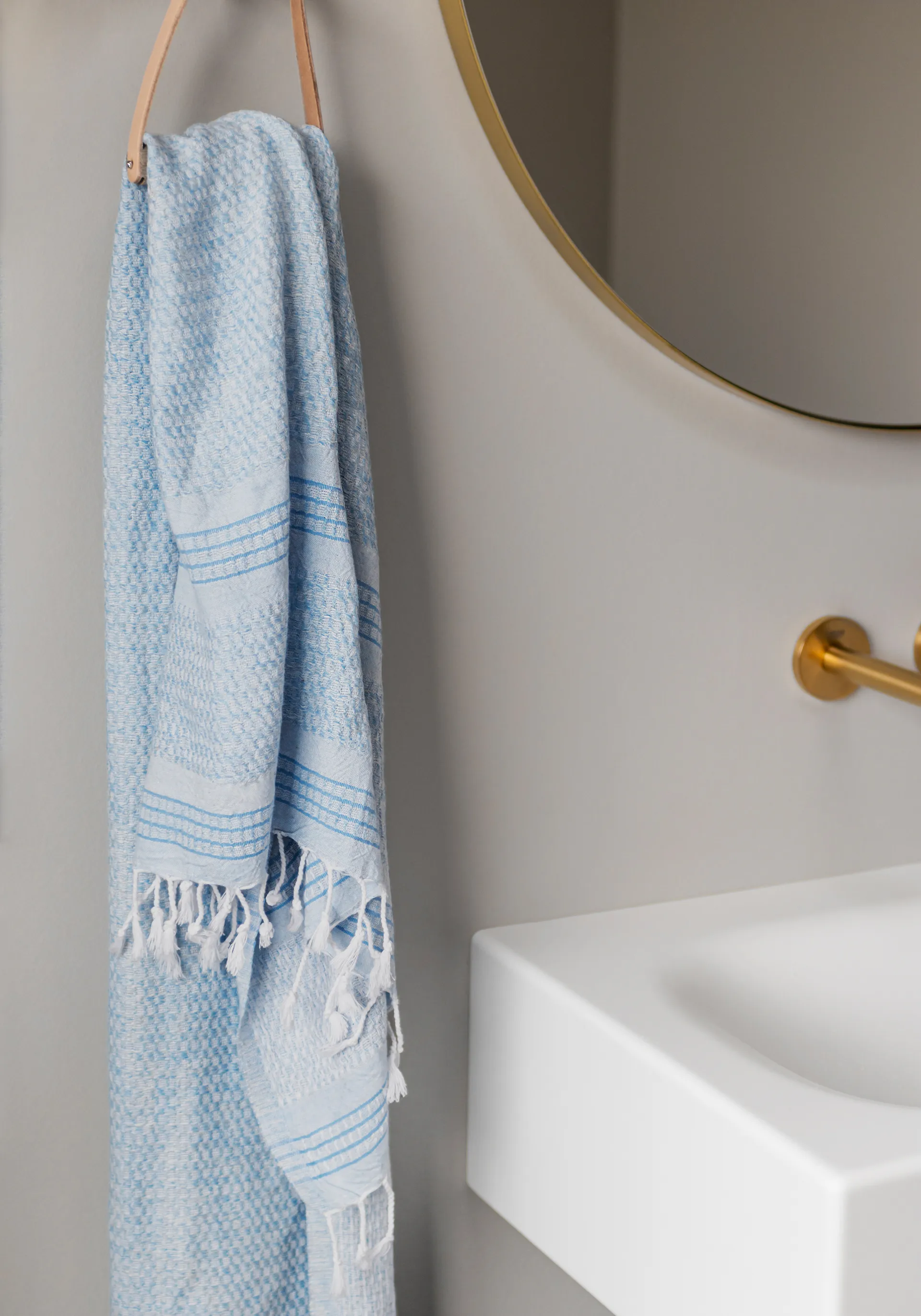 Toalla de baño Bodrum, Light blue Mette Ditmer