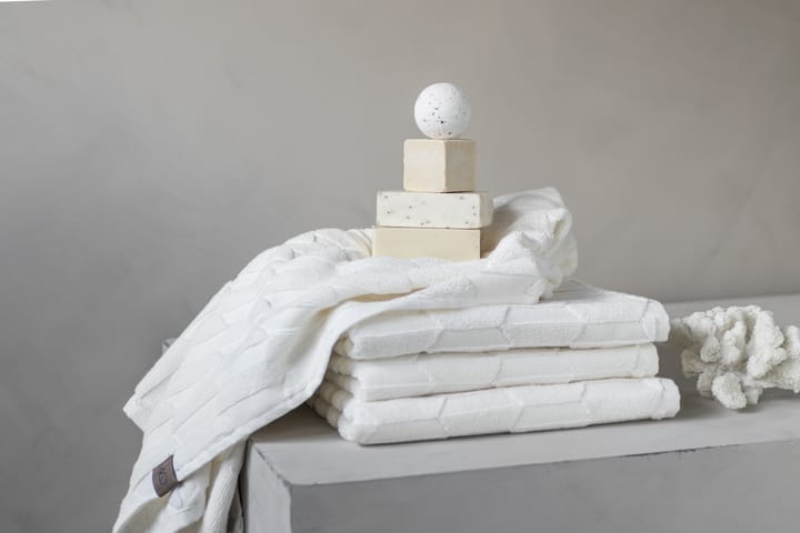 Toalla de baño Geo 70x133 cm, Off white Mette Ditmer
