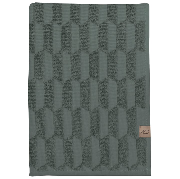 Toalla de baño Geo 70x133 cm - Pine green - Mette Ditmer