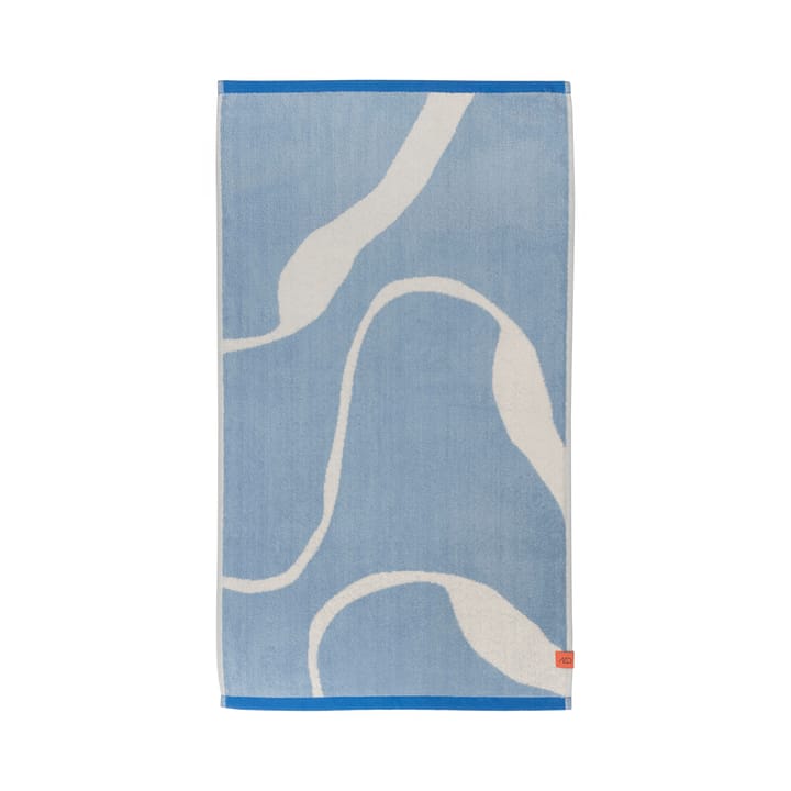 Toalla de baño Nova Arte 70x133 cm - Light blue-off-white - Mette Ditmer