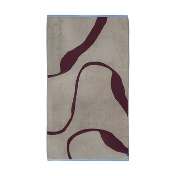 Toalla de baño Nova Arte 70x133 cm - Wine-sand - Mette Ditmer