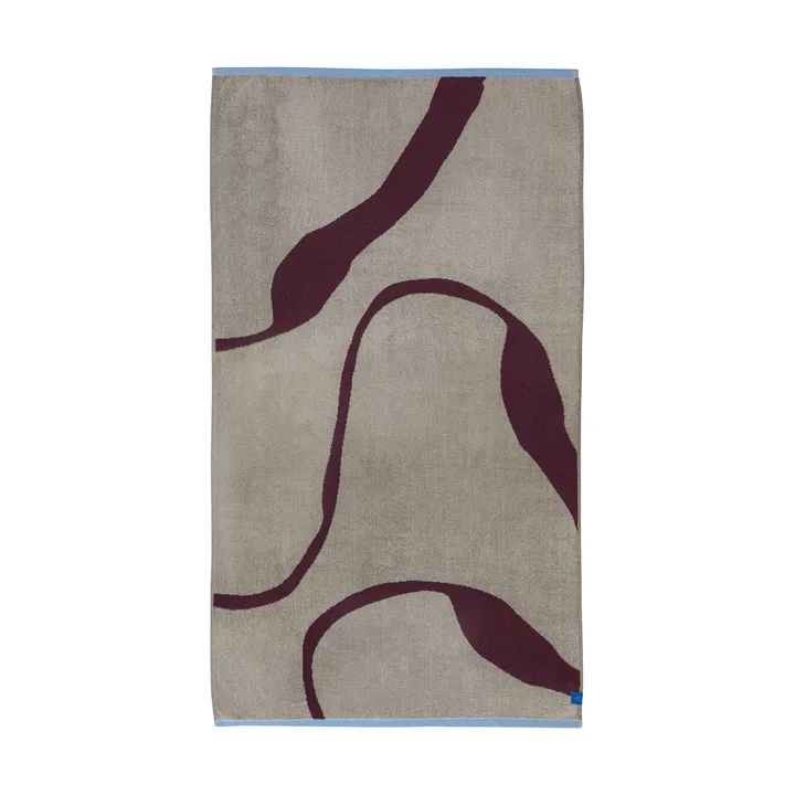 Toalla de baño Nova Arte 70x133 cm - Wine-sand - Mette Ditmer