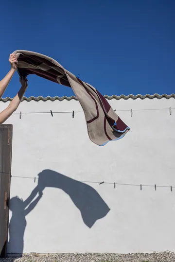 Toalla de baño Nova Arte 70x133 cm - Wine-sand - Mette Ditmer