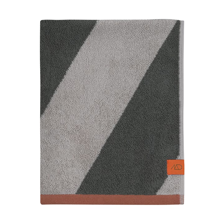 Toalla Diagonal 40x55 cm 2-pack - Dark olive - Mette Ditmer