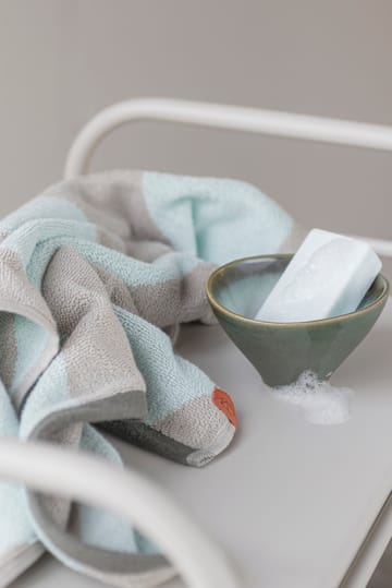 Toalla Diagonal 40x55 cm 2-pack - Mint - Mette Ditmer