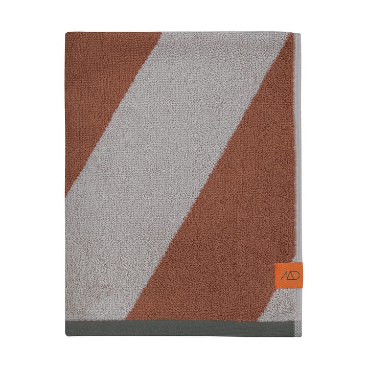 Toalla Diagonal - Brick, 70x133 cm - Mette Ditmer