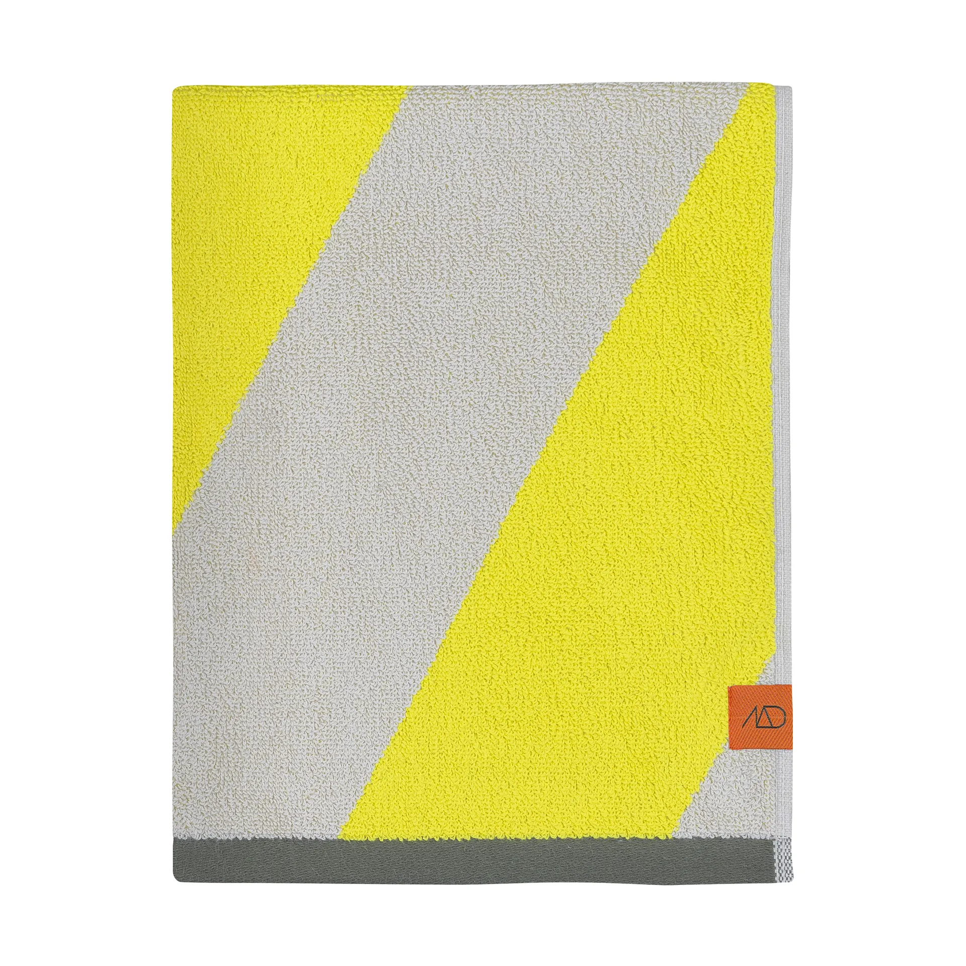 Toalla Diagonal, Yellow, 70x133 cm Mette Ditmer