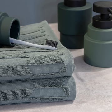 Toalla Geo 50x95 cm - Pine green - Mette Ditmer