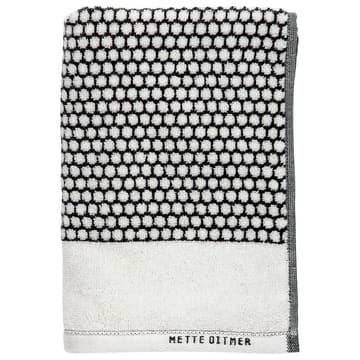 Toalla Grid 50x100 cm - negro-off white - Mette Ditmer