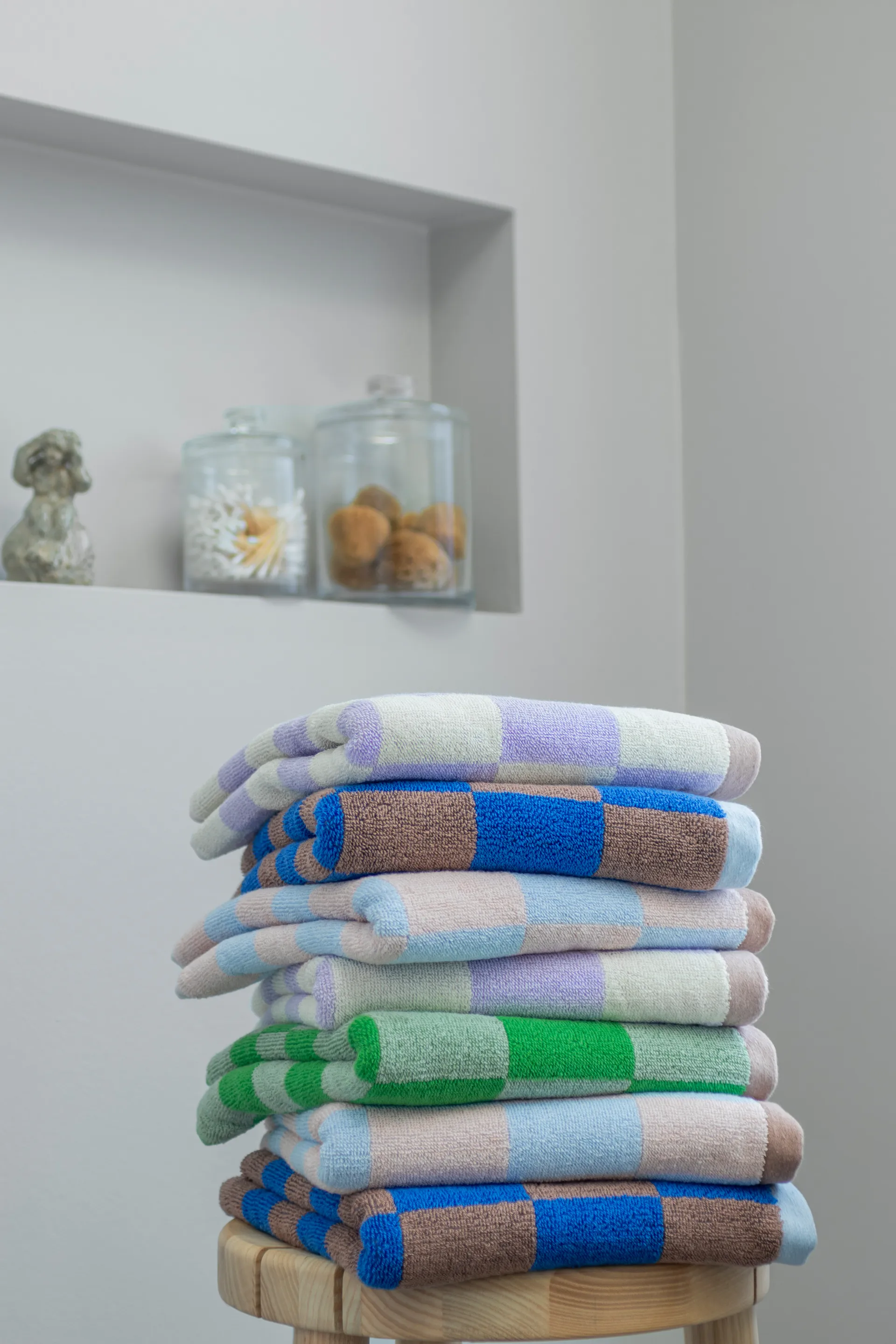 Toalla Retro 70x133 cm, Classic green Mette Ditmer