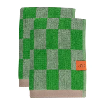 Toalla Retro - Classic green, 40x55 cm, Set de 2 - Mette Ditmer