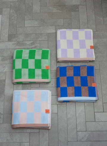 Toalla Retro - Classic green, 50x90 cm - Mette Ditmer