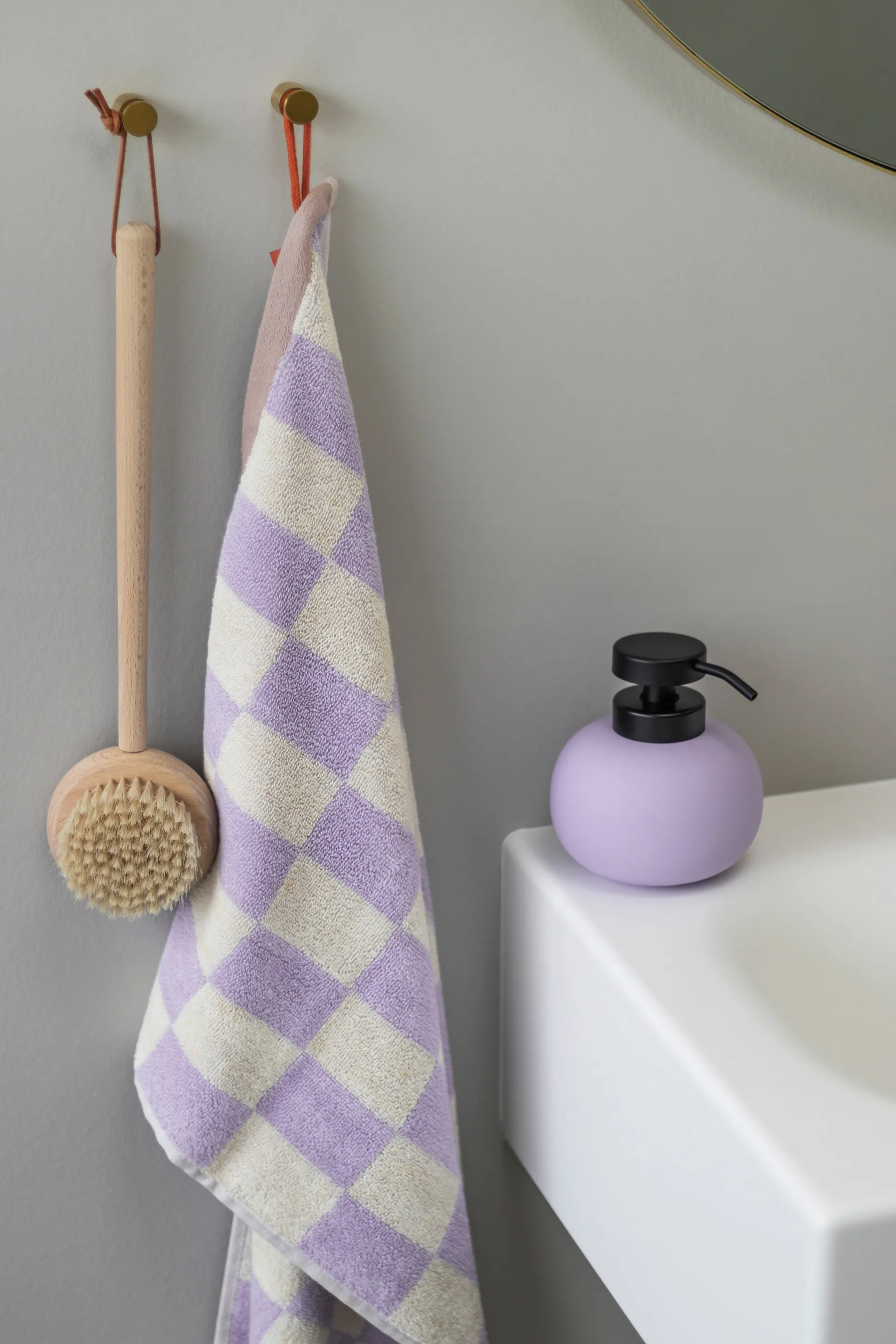 Toalla Retro, Lilac, 50x90 cm Mette Ditmer