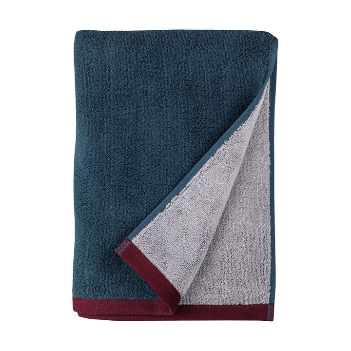 Toalla Soft 50x90 cm - Midnight blue-light grey - Mette Ditmer