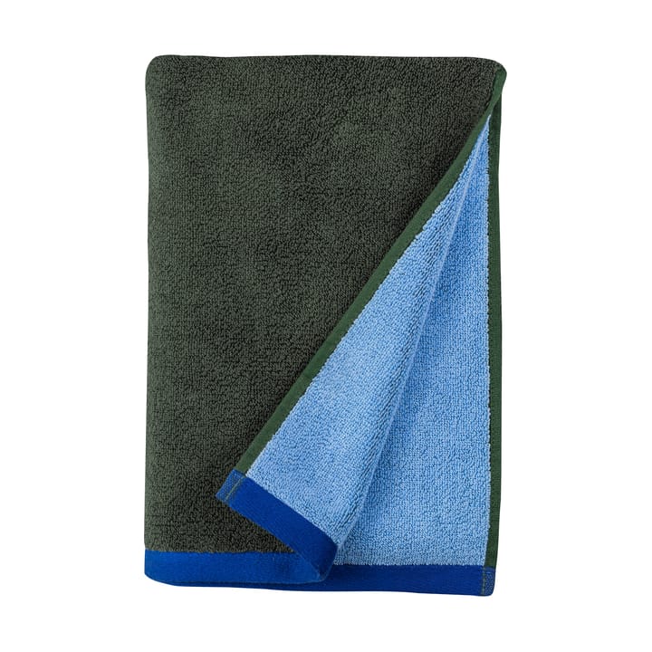 Toalla Soft 70x133 cm - Dark olive-light blue - Mette Ditmer