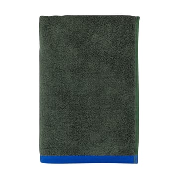 Toalla Soft 70x133 cm - Dark olive-light blue - Mette Ditmer
