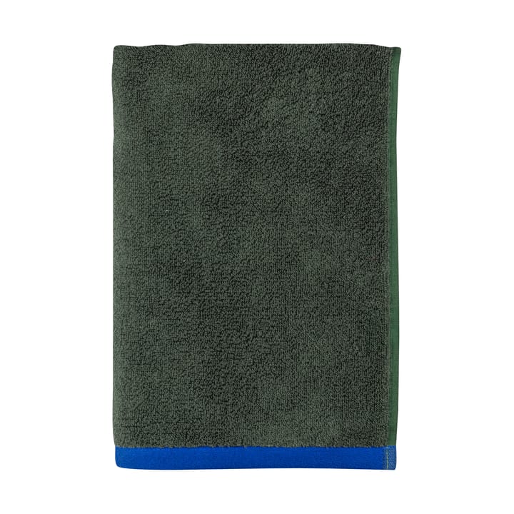 Toalla Soft 70x133 cm, Dark olive-light blue Mette Ditmer