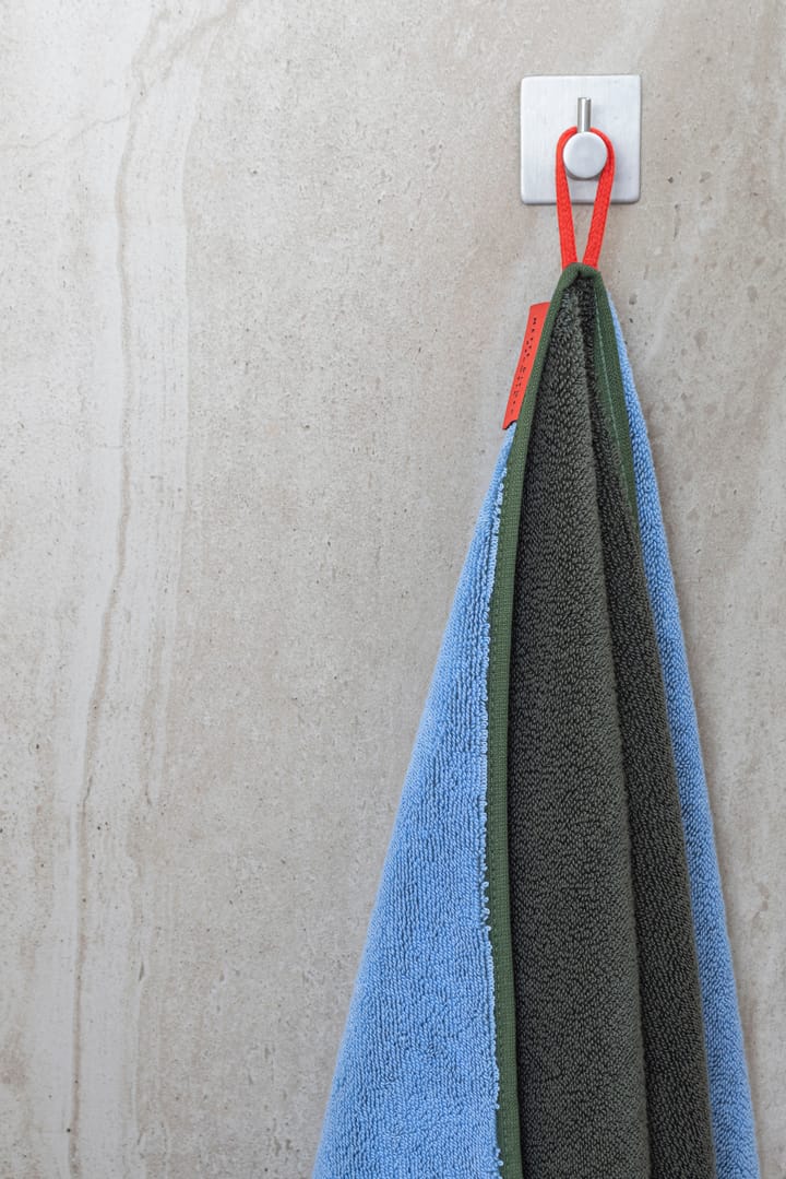 Toalla Soft 70x133 cm, Dark olive-light blue Mette Ditmer