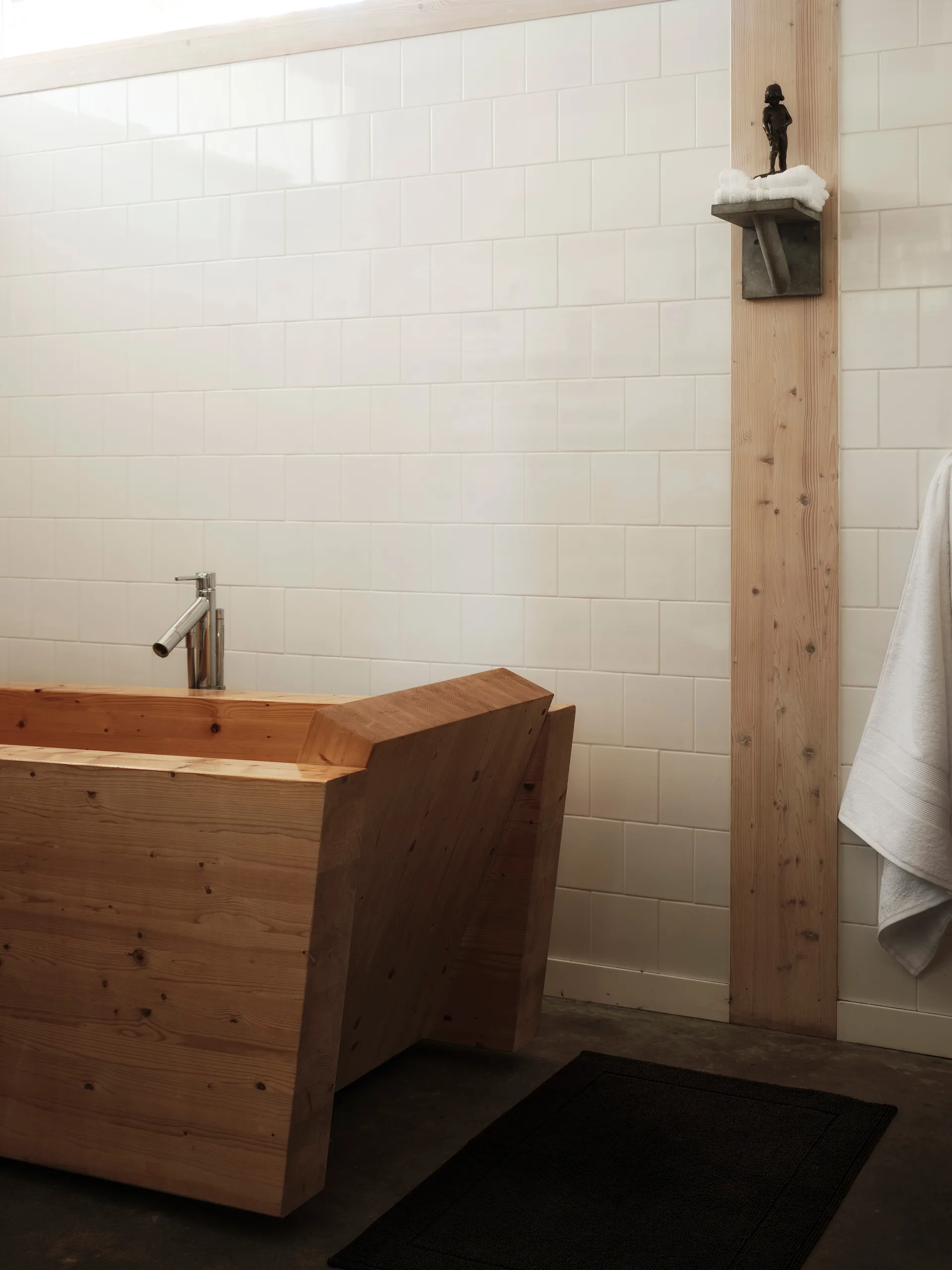 Alfombra de baño Portofino, Antracita, 60x90 cm Mille Notti