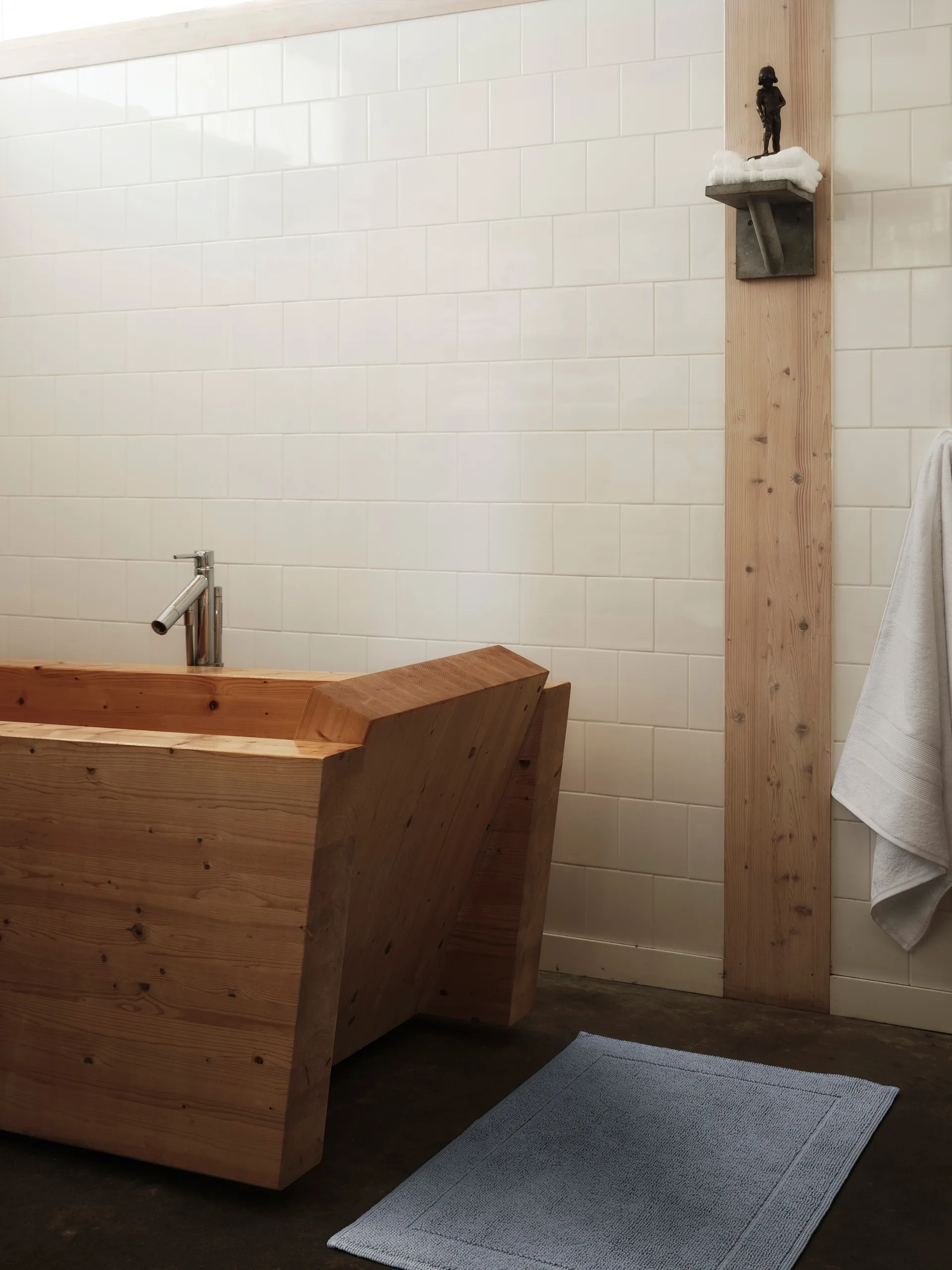 Alfombra de baño Portofino, Azul claro, 60x90 cm Mille Notti