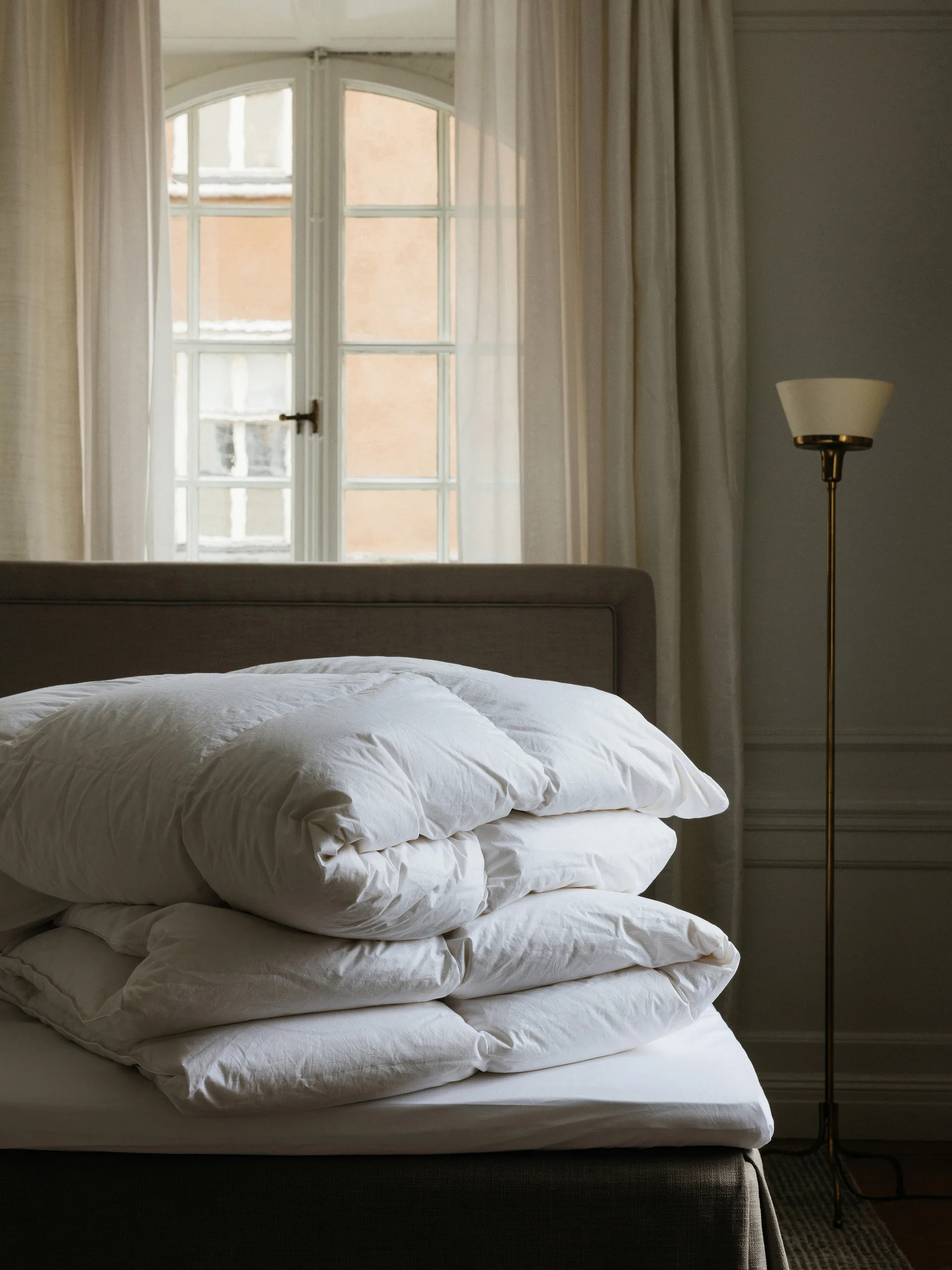 Edredón de plumas Natura, Blanco, 220x220 cm, cálido Mille Notti