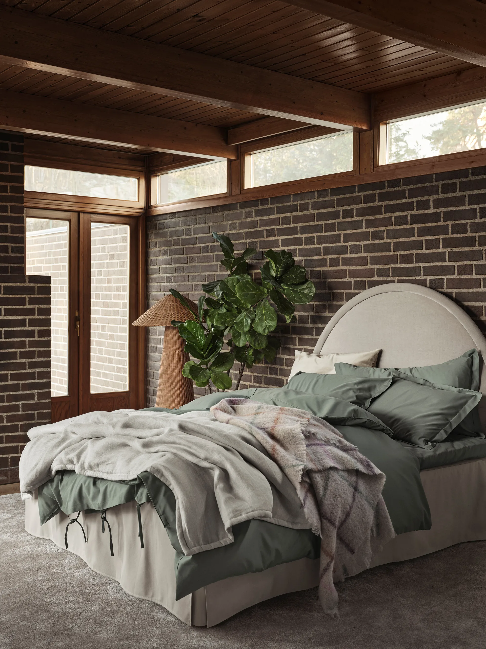 Faldón de cama Napoli, Arena, 180x220x52 cm Mille Notti