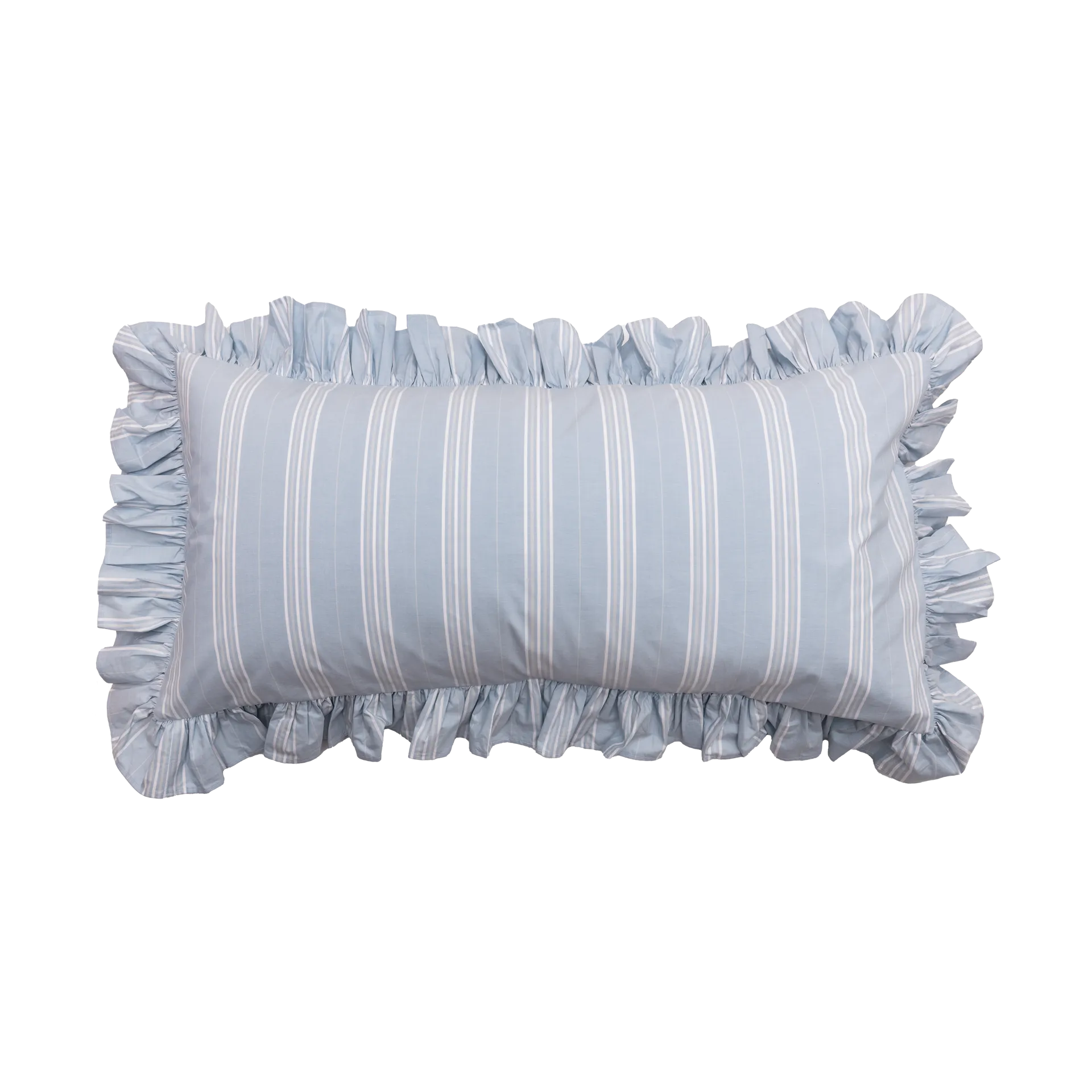 Funda de almohada Camicia Balza, Azul claro, 50x90 cm Mille Notti