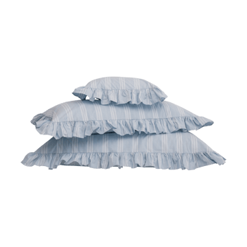 Funda de almohada Camicia Balza - Azul claro, 50x90 cm - Mille Notti