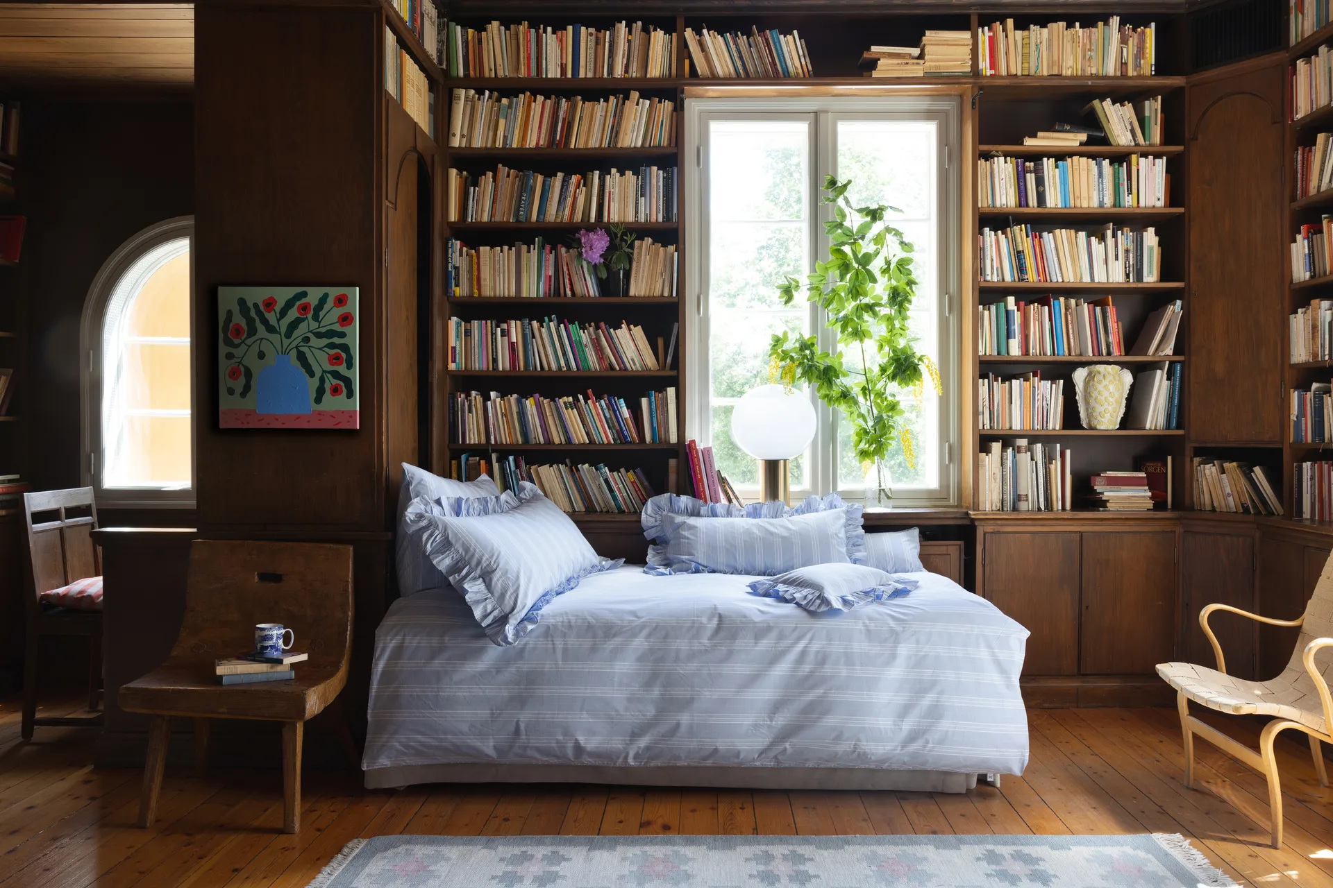 Funda de almohada Camicia Balza, Azul claro, 50x90 cm Mille Notti