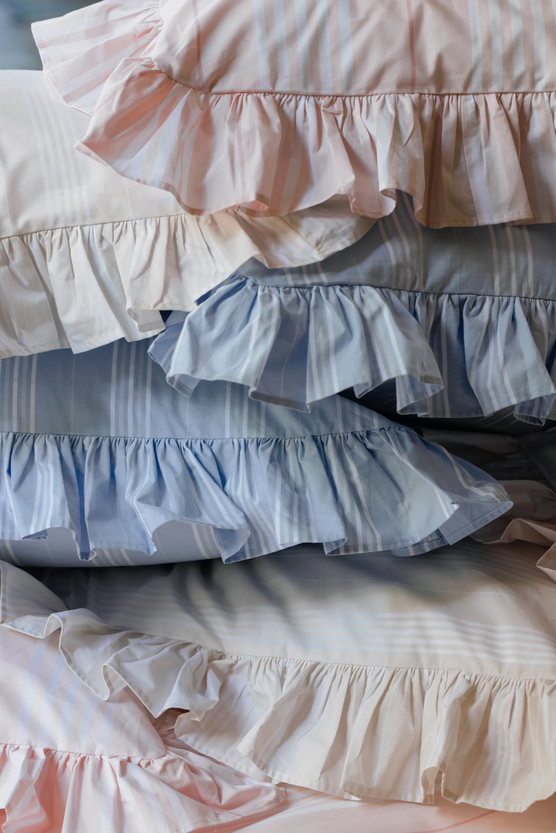 Funda de almohada Camicia Balza, Azul claro, 50x90 cm Mille Notti