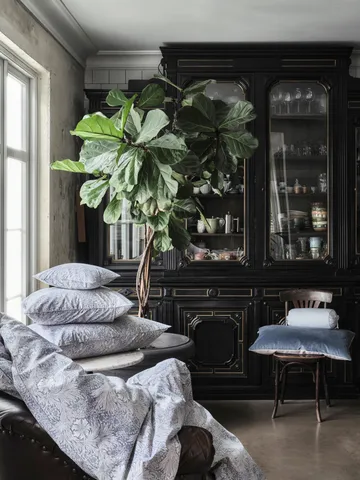 Funda de almohada Morris & Co. Marigold - Azul, 50x60 cm - Mille Notti