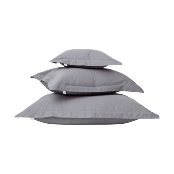 Funda de almohada Satina - Gris, 50x60 cm - Mille Notti