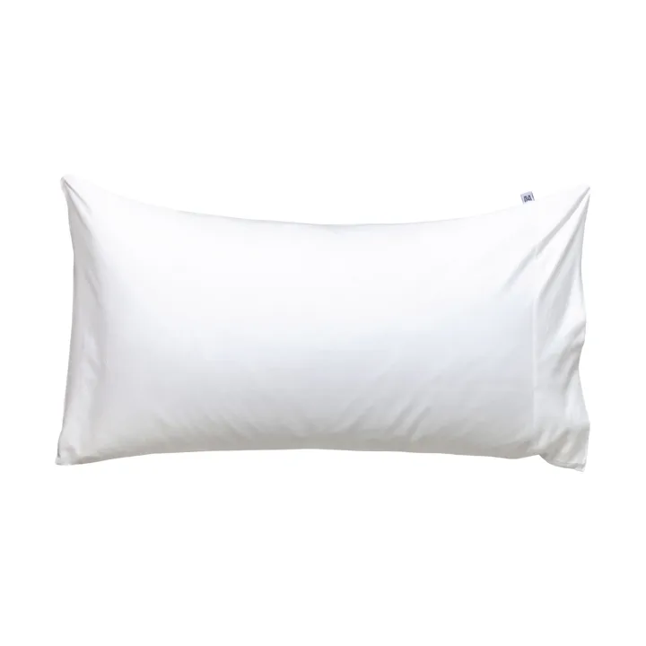 Funda de almohada Satina plain EKO - Blanco, 50 x 90 cm - Mille Notti