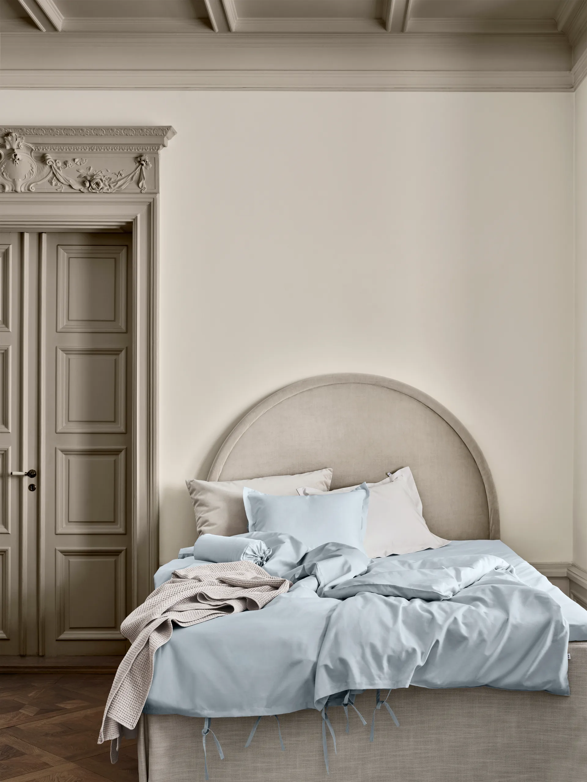 Funda de almohada Satina plain, Ljublå, 50×90 cm Mille Notti