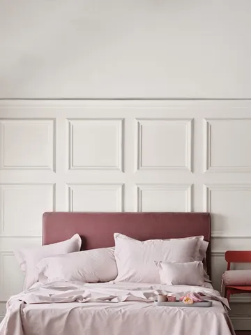 Funda de almohada Satina plain - Rose, 50x90 cm - Mille Notti