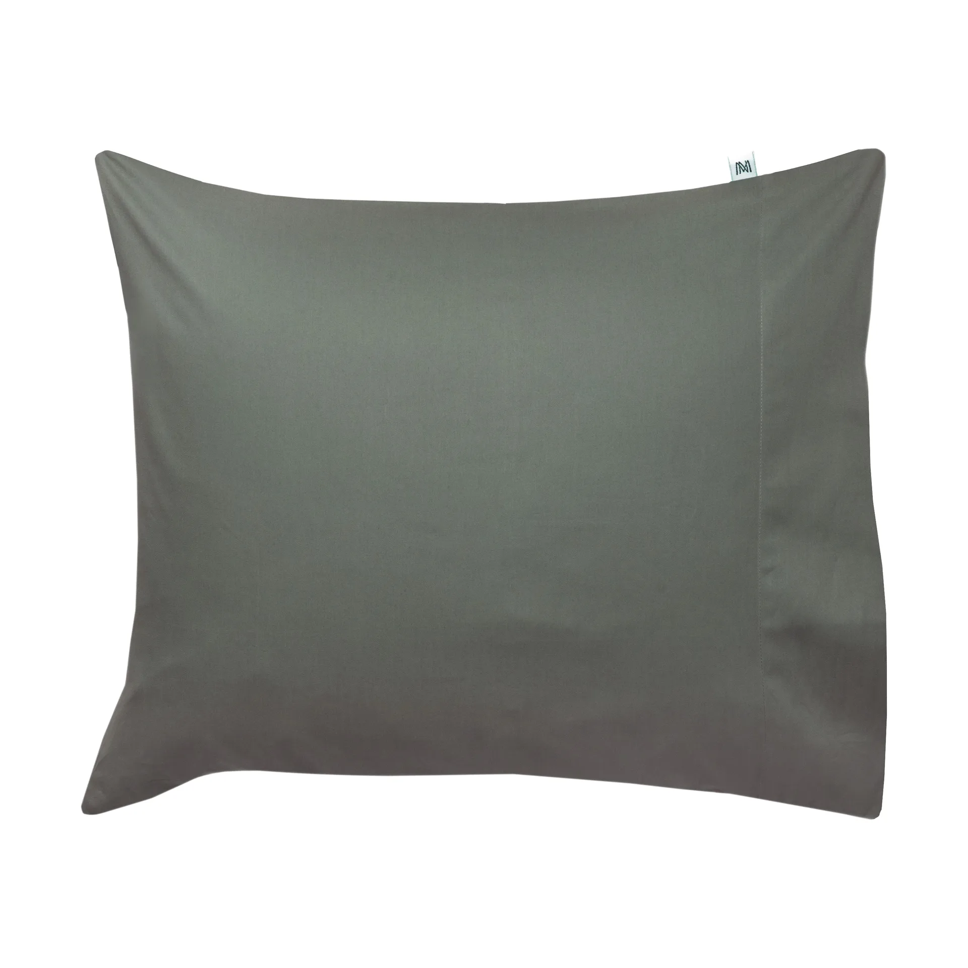 Funda de almohada Satina plain, Verde, 50x60 cm Mille Notti